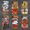 Чехол для телефона с элементами китайского стиля Lucky Money Cat для iPhone 11 12 Mini 13 Pro XS Max X 8 7 6s Plus 5 SE XR Shell