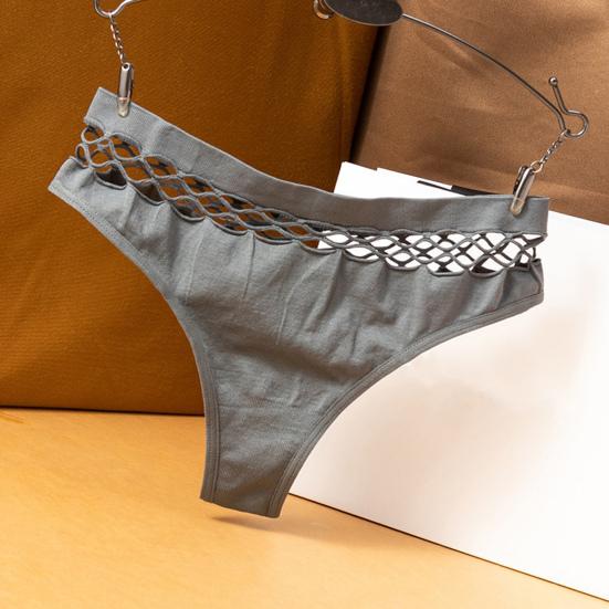 Female Underwear Fabulous Hollow Out Smooth Ladies Underpants Seamless Solid Color G-strings Underpants Women Supply