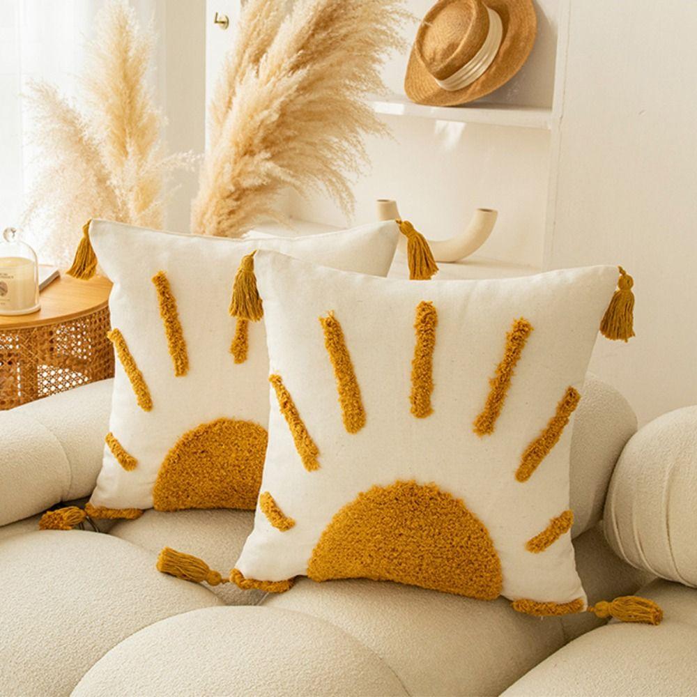 Skin-friendly Throw Pillowcover Bohemia Style Cushion Cover Home Decor Throw Pillowcase Sofa/Bed