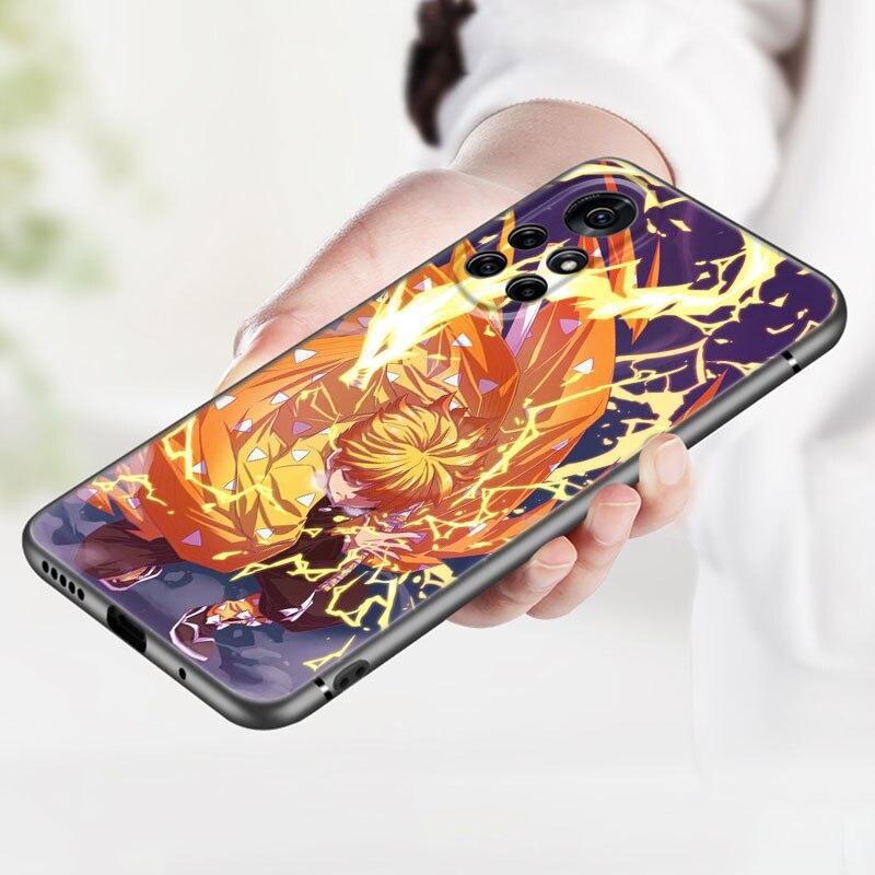 Чехол для телефона с изображением аниме «Убийца демонов» для Huawei Honor 60 50 SE 30S Mate 30 20 10 Lite 40 Nova 9 8 Pro Y60 8i 7i 7SE 5T Премиум-чехол