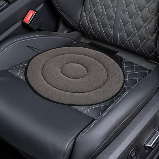 Подушка для сиденья с поворотом на 360 градусов, износостойкая, дышащая ткань, нескользящая, круглая, вращающаяся, подушка для автомобильного сиденья