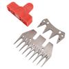 Sheep Shear Blade 9 Tooth Straight and 4 Tooth Stainless Steel Professional Sheep Clipper Blade for
