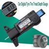 Digital Tyre Depth Gauge Tread Checker Motorbike Tire Tester Car Brake Shoe Wear Gauge