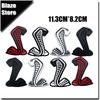 Cobra 3D Styling Metal Sticker Front Grille Badge Body Fender Car Rear Decal Decor Accessories For  SVT GT350 R GT500 Shelby