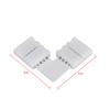 5Pcs L Shape 4pin 10mm Solderless Corner Connectors Adapters For RGB 5050 LED Strip Lights