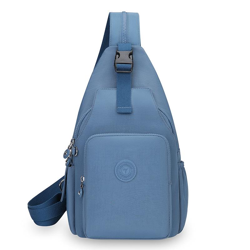 Женский рюкзак двойного назначения, нейлоновая сумка через плечо, большая вместимость, нагрудная сумка, дорожный рюкзак