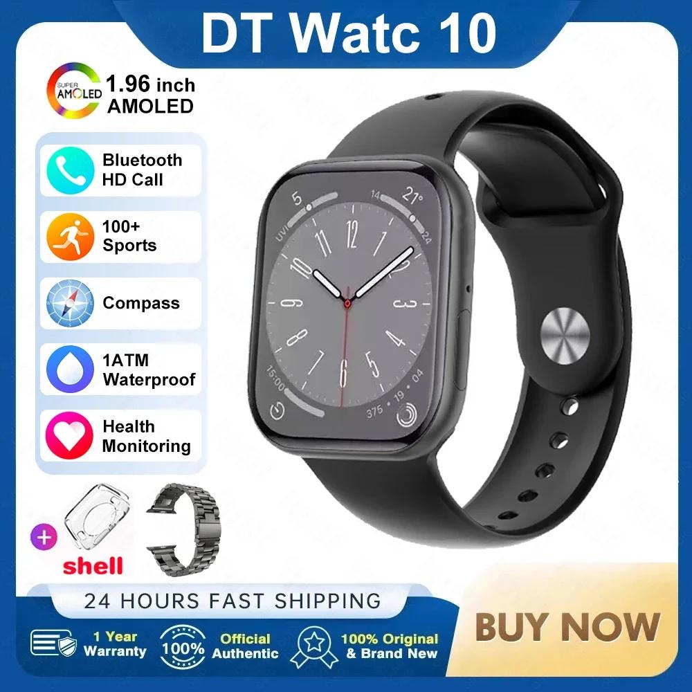 2025 Новый Оригинальный для Apple DT Watch 10 Умные часы Мужские AMOLED 4 ГБ Памяти Музыка 3D Объемный Звонок по Bluetooth Водонепроницаемые умные часы Женские
