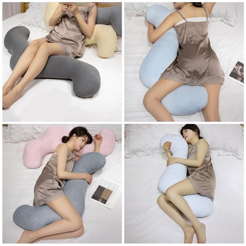 Long 80cm Plushes Support Pillow For Maternity Back Pains Relief Kids Safe Washable Home Decoration For Pregnancy Suppor