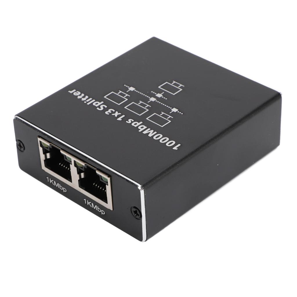 Разветвитель Ethernet 1 на 3 1000 Мбит/с Разветвитель LAN Сетевой коммутатор Гигабитный интернет-разветвитель для кабеля Cat 6 7 8