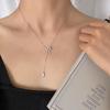 Fulu Lucky Full Diamond Tassel Y Necklace Female Lucky Hollow Double Gourd Collarbone Chain Wind Light Luxury