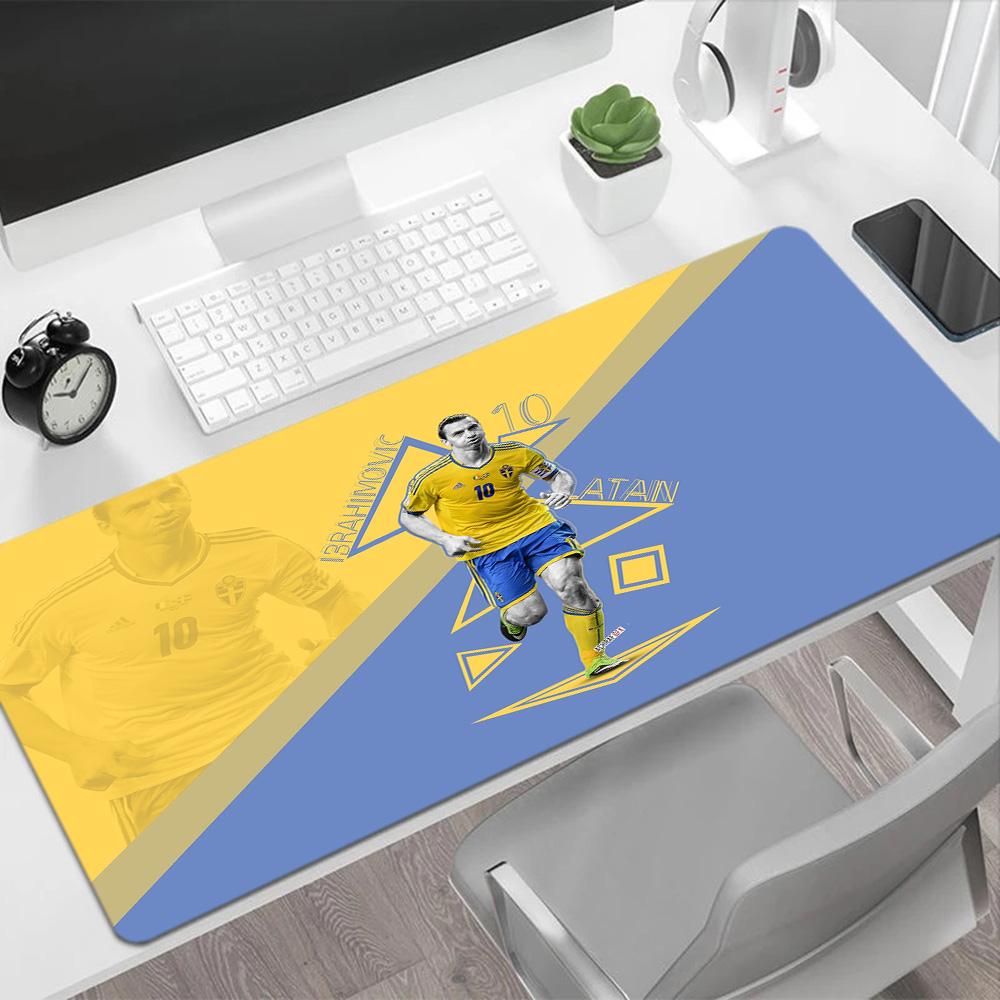 Football Player Action Gaming Mouse Pad Gamer Mousepad Computer Desk Keyboard Mat Non-Slip Rubber Bottom Perfect Gift for Gamers
