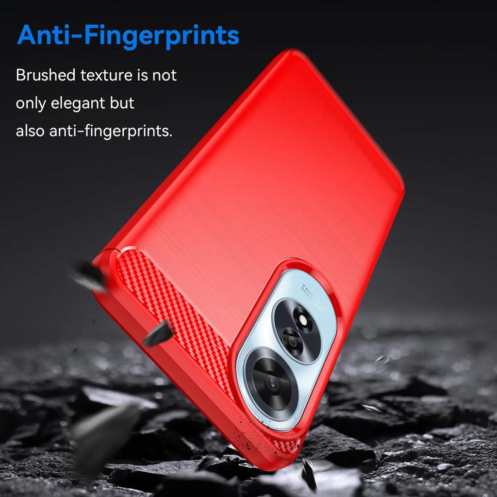 Phone Case For Oppo A60 ,flexible Tpu Fiber Protective Cover For Oppo A60