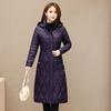 Light Down Quilted Coat Women New Quilted Coat Women Medium Length Over The Knee Mother Quilted Jacket Middle-aged Coat Woman