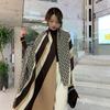 New Imitation Cashmere Scarf for Women Korean Style Autumn and Winter Warm Scarf British Fashion F Letter Long Shawl