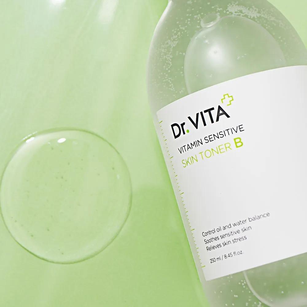 Dr.VITA Sebum Control, Pore Improvement, and Troubled Skin Care Vitamin B Sensitive Skin Toner 250ml