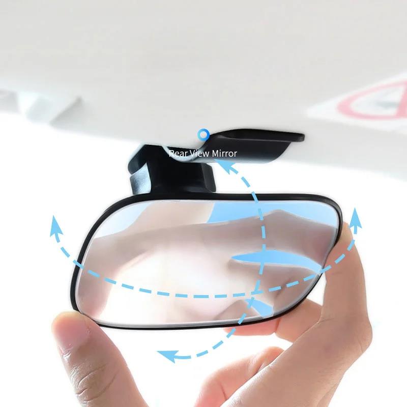 360° Rotates Car Safety View Back Seat Mirror Baby Car Mirror Children Facing Rear Ward Infant Care Square Safety Kids Monitor Interior Mirrors6