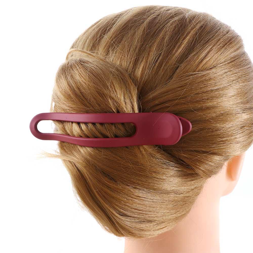 Simple Wild Women Girls Seamless Candy Color Hair Claw Duckbill Clip Plastic Face Wash Hairpin