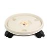Flowerpot Base Roller Plate Sturdy Support with Degree Rotating Wheels