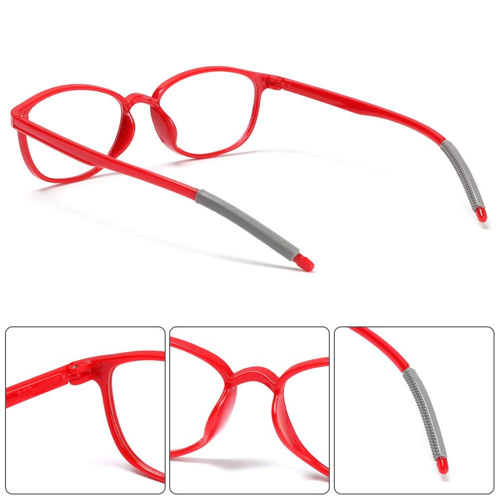 Portable Antifatigue Anti-Blue Light Eyeglasses Ultra Light Frame Reading Glasses Eye Protection