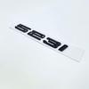 Старая глянцевая черная эмблема с буквами 520i 523i 525i 528i 530i 535i 540i для BMW 5 серии E60 E61 F10 F11 G30, наклейка на багажник автомобиля с логотипом