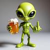 Party Alien Statues Interesting Family or Garden Sculptures Desktop Home Decoration Gifts