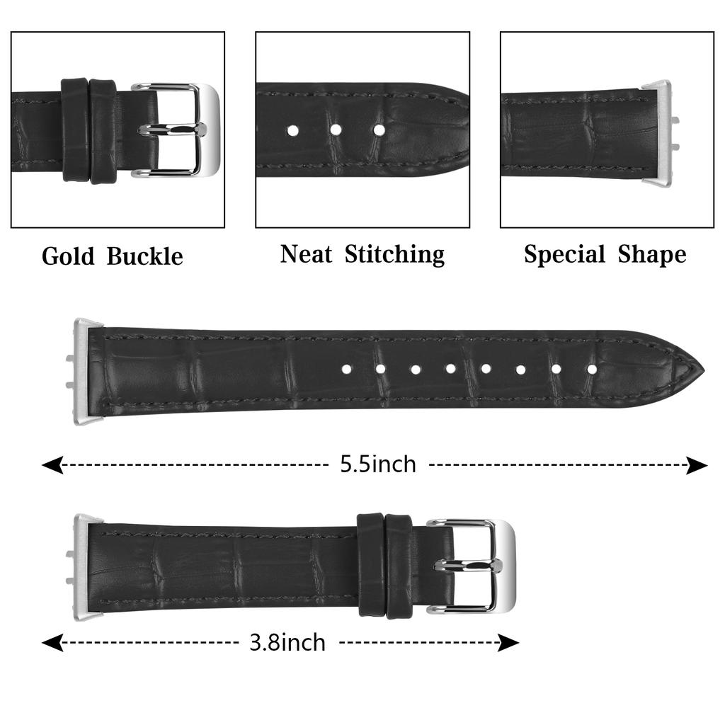 Гладкий ремешок для часов из ПУ кожи для Samsung Galaxy Fit3 SM-R390, браслет-ремешок на запястье