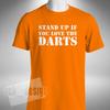 Футболка Stand Up If You Love The Darts Тейлор Ван Гервен Барни от S до 5XL