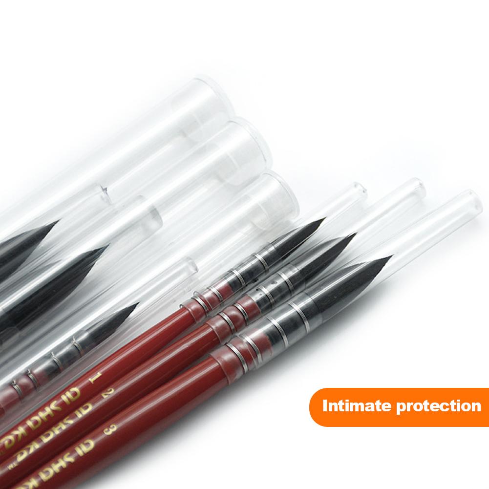 Универсальный набор из 8 художественных кистей с длинными ручками для акварели, гуаши и масляной живописи