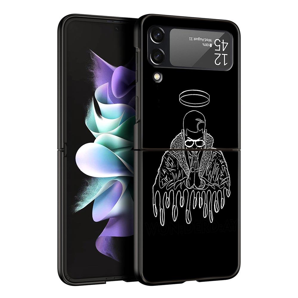 Чехол для телефона Bad Bunny UN VERANO SIN TI для Samsung Galaxy Z Flip 3 4 5, складной чехол для Samsung Z Flip3 Flip4, жесткий бампер