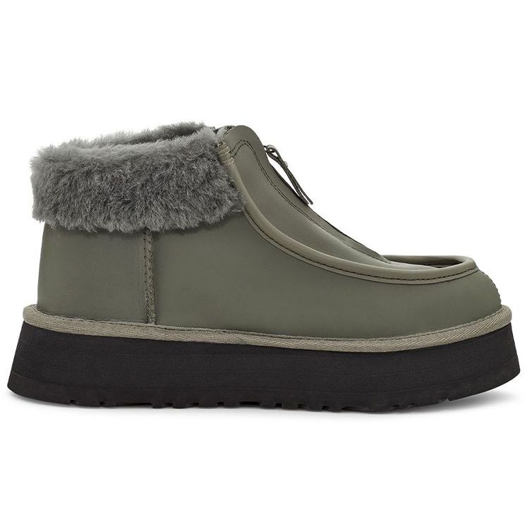 UGG Funkette Boot Warm Durable Comfortable Ankle Snow Boots Women Boots Seaweed 1120877-UMSW