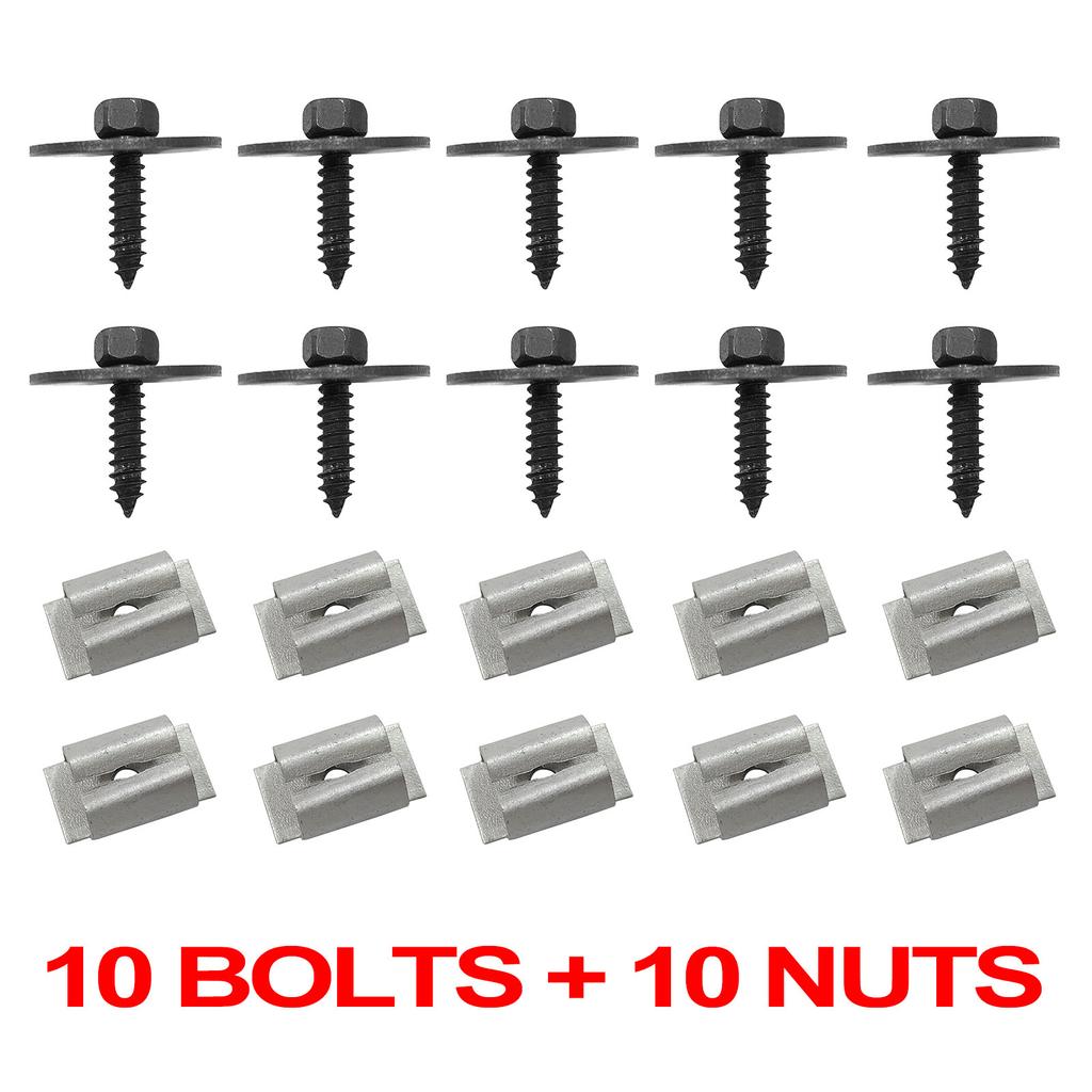 20x для MERCEDES BENZ CES SL SLK W204 W203 крышка поддона двигателя брызговик винты шайбы гайки болт A2019900536 A0019949845