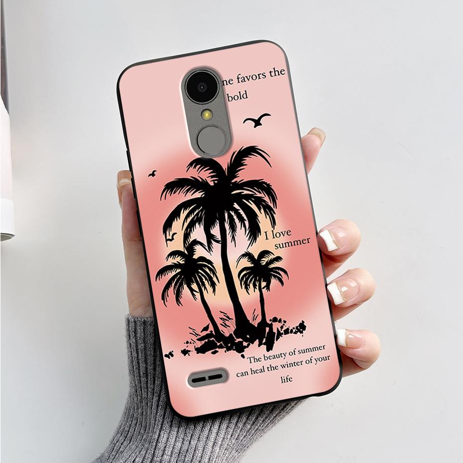 Cute Case For LG K10 2016 Silicone Soft Back Cover For LG K10 2017 Fashion phone Case For LG K 10 Shockproof Protective Bumper