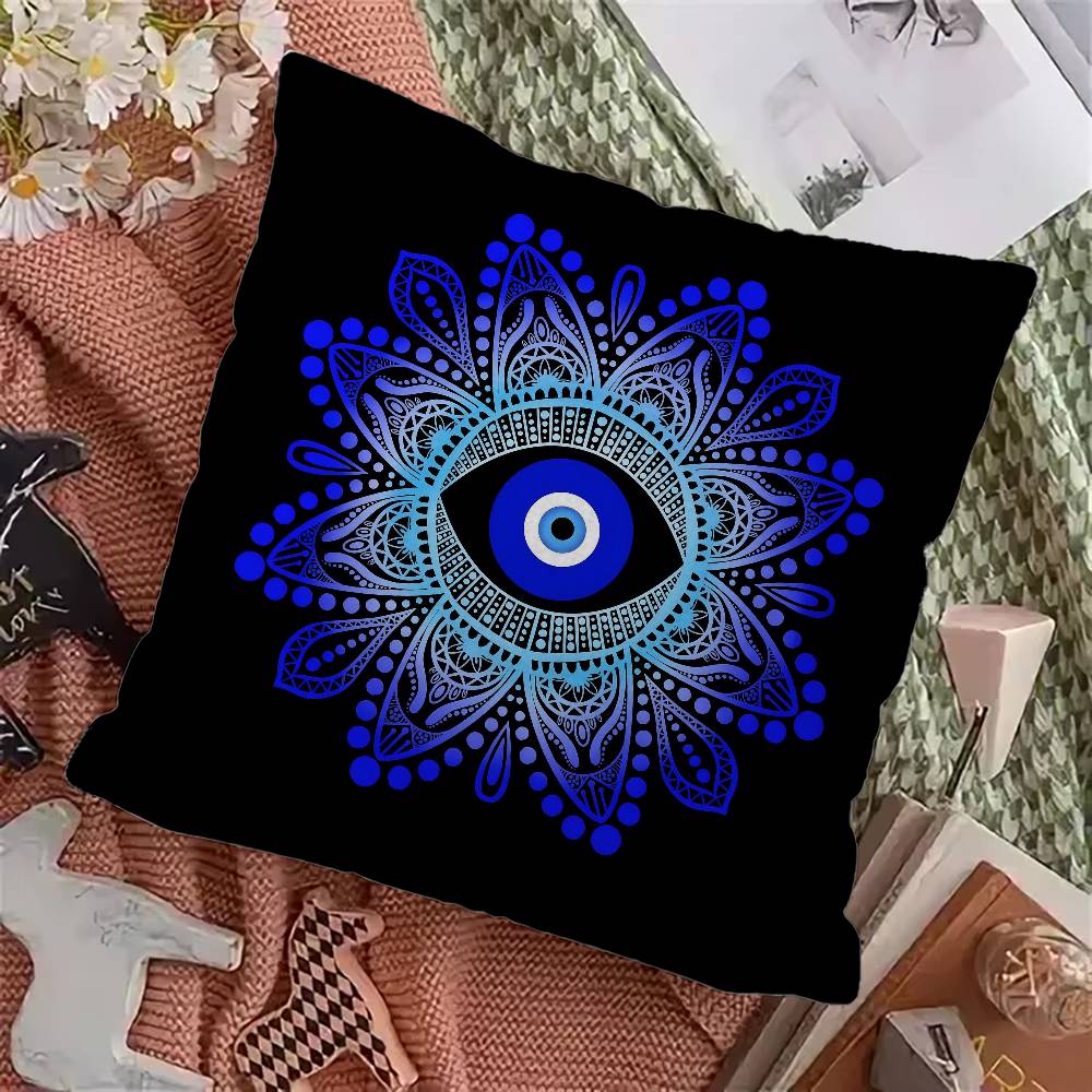E-evil E-eye логотип Наволочки Мультяшная Декоративная Подушка для Дивана Домашняя Двусторонняя Печать Короткий Плюш Милая Наволочка