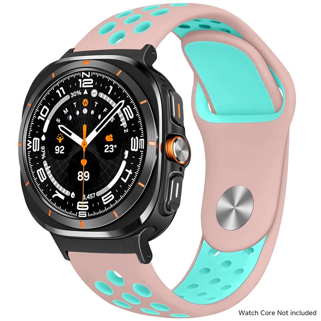Силиконовый ремешок для Samsung Galaxy Watch 8 40 мм 44 мм 8 Classic 46 мм Спортивный дышащий браслет для Galaxy Ultra 2025 47 мм Ремешок
