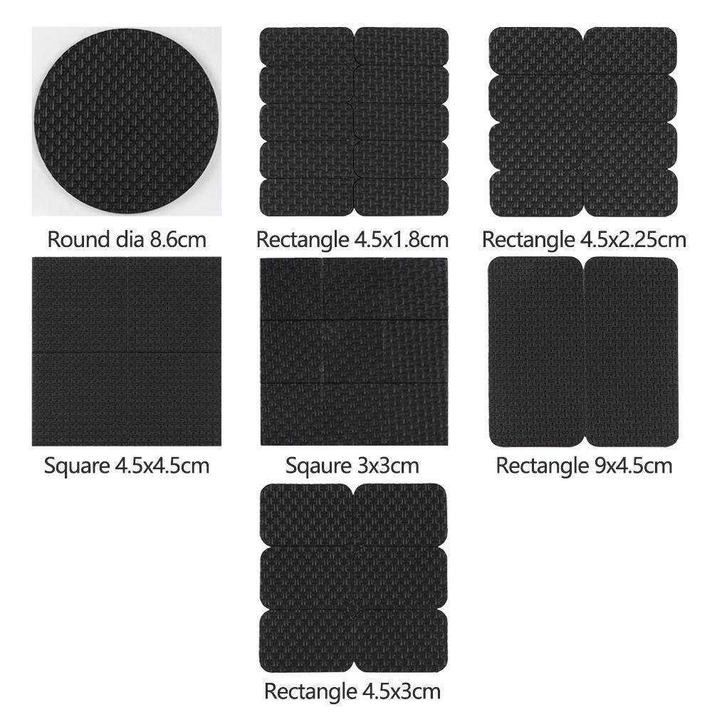 Sofa Anti-slip Mat Table Feet Covers Furniture Leg Pads Floor Protectors Square Round Rectangle