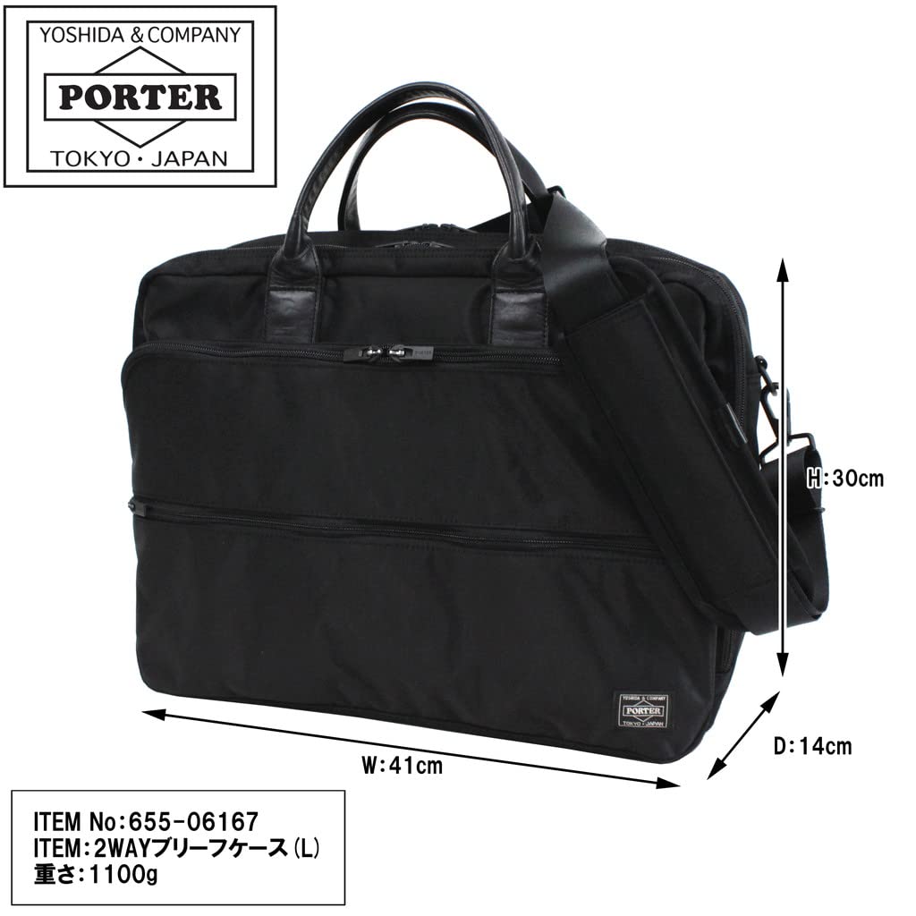 Porter TIME 2WAY Briefcase [Porter] 655-06167 Black/10