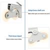 2pcs Silent Sliding Door Pulley Easy Installation Cabinet Roller Pulley Door Roller Wheels  Bathroom