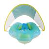 Детский круг для плавания XL - Надувная трубка для бассейна внутренним диаметром 19 см с солнцезащитным козырьком - Необратимый круг для плавания из ПВХ