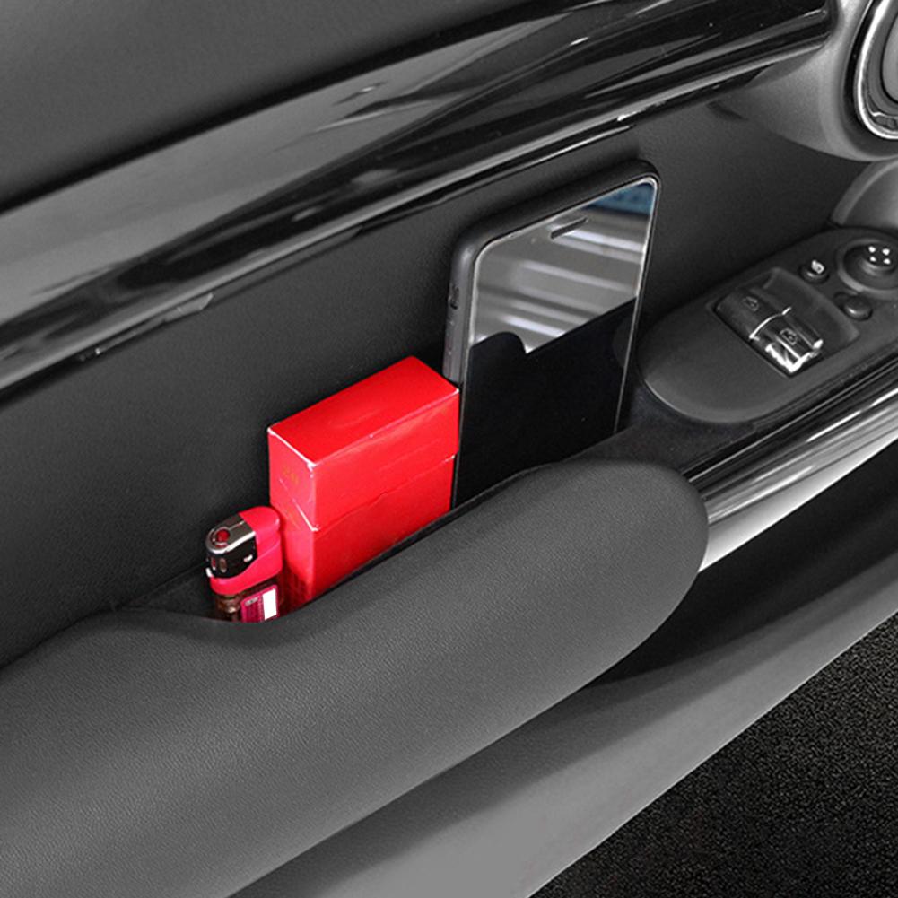 Для MINI для Cooper F56 ящик для хранения дверных ручек автомобиля Для MINI для Cooper F56 держатель для телефона сумка чехол органайзер контейнер 2 шт.