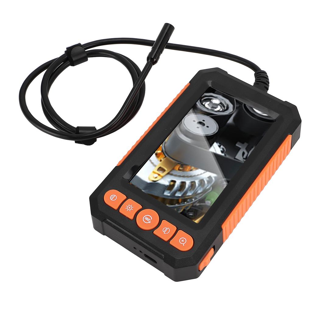 Промышленная эндоскопическая камера-бороскоп с 4,3-дюймовым ЖК-экраном 8 мм 1080P HD для осмотра канализационных труб