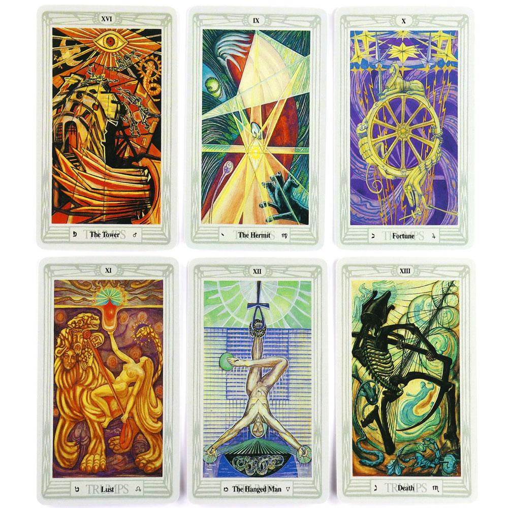 Алистер Кроули Таро Тота Оракул Досуг Развлечения Карта Семейные Посиделки Гадальная Колода Настольные Игральные Карты