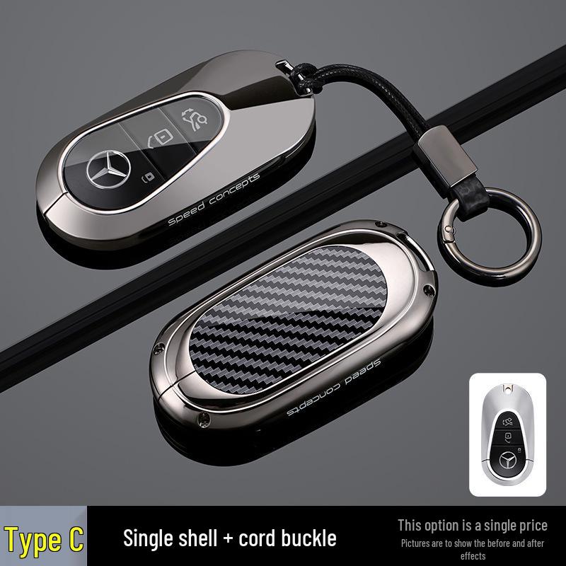 Protective Cover for Mercedes C-Class GLA E260 W204 SLK Old Model Key Shell Remote