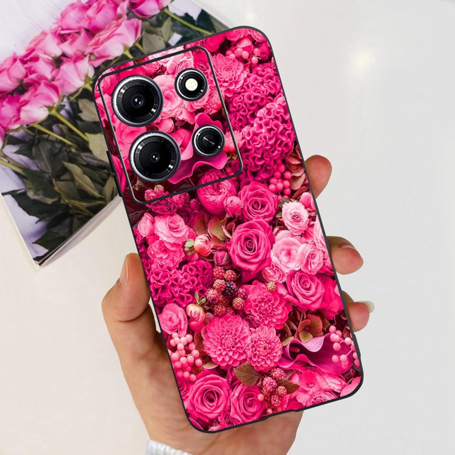 Модный Чехол-бабочка для телефона Infinix Note 30i Note30 Pro 2023 Мягкий Силиконовый ТПУ Задняя Крышка Для Infinix Note 30 Pro Note30i
