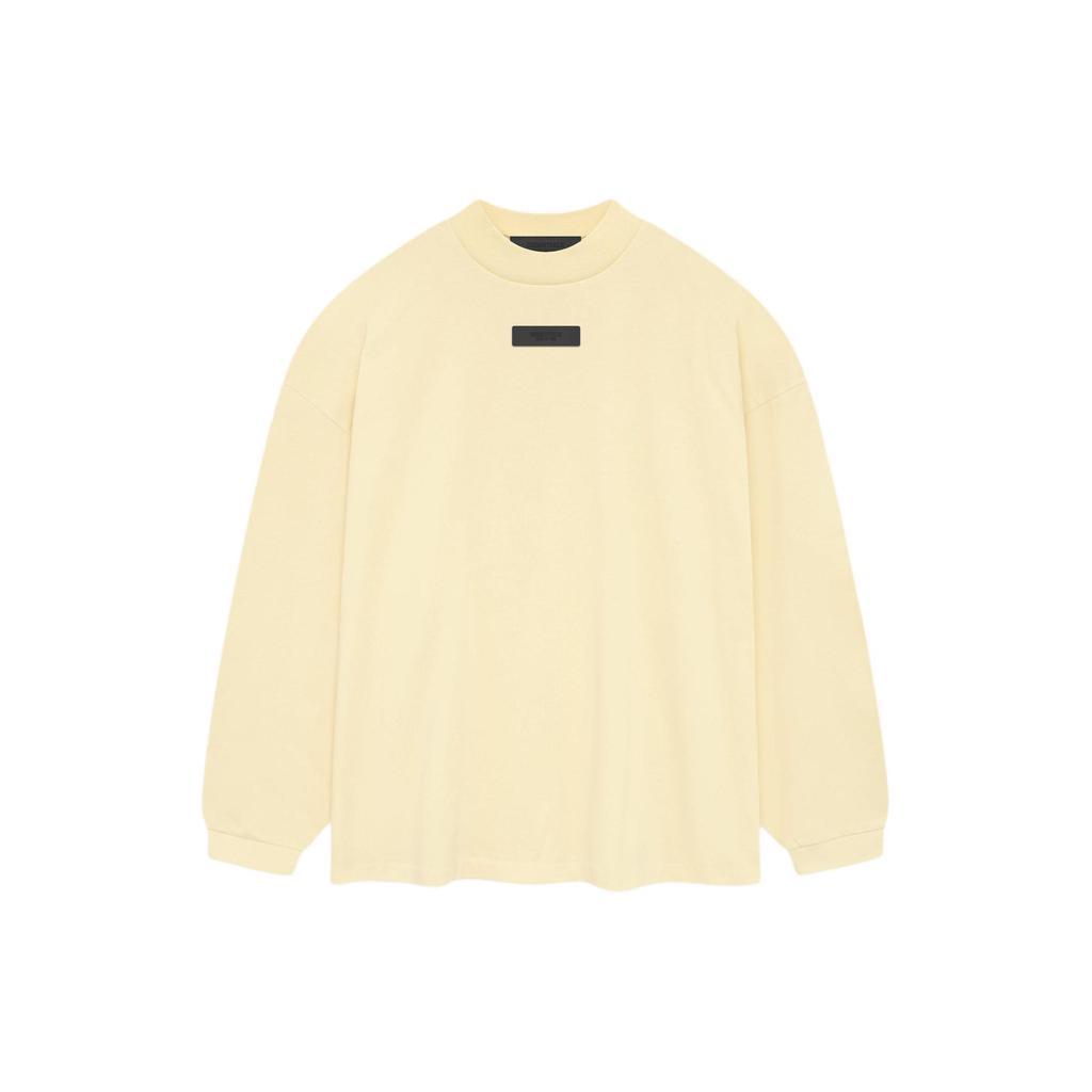 Fear of God Essentials Мужская футболка с длинным рукавом Садовый желтый Топы 125SP244201F