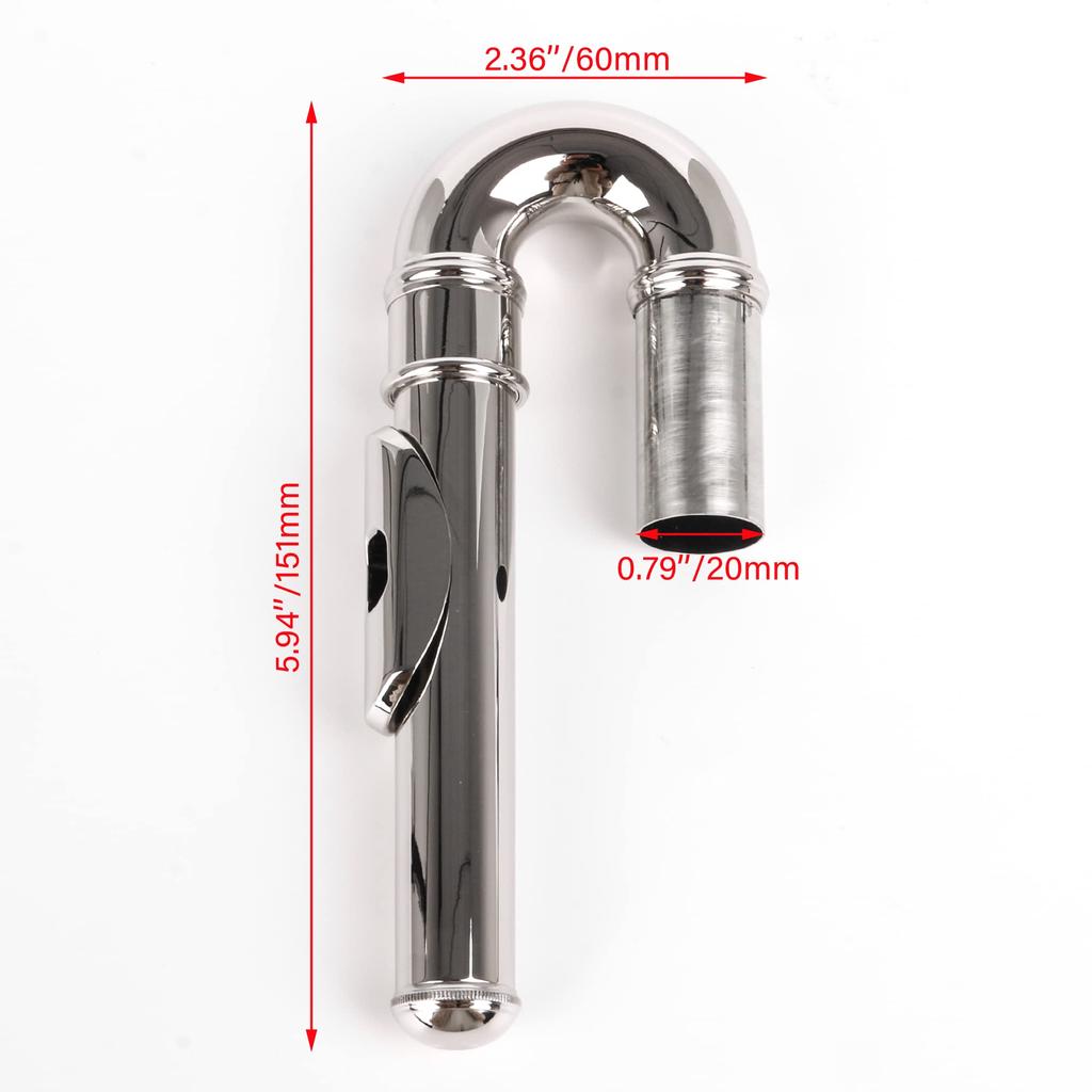 Bstinay Flute изогнутая головка трубка головка соединение замена части духового инструмента U-образный