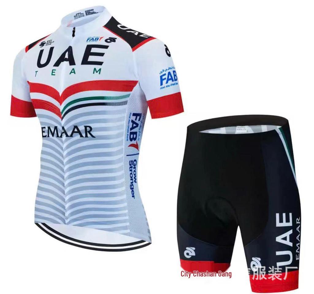 Унисекс Командная версия Дышащий Быстросохнущий Велокомплект - Короткий рукав