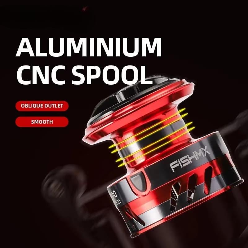 Катушка для спиннинга с металлической шпулей, 12 шарикоподшипников, катушка для ловли карпа, MQ2000-7000, металлическая леска, морская снасть