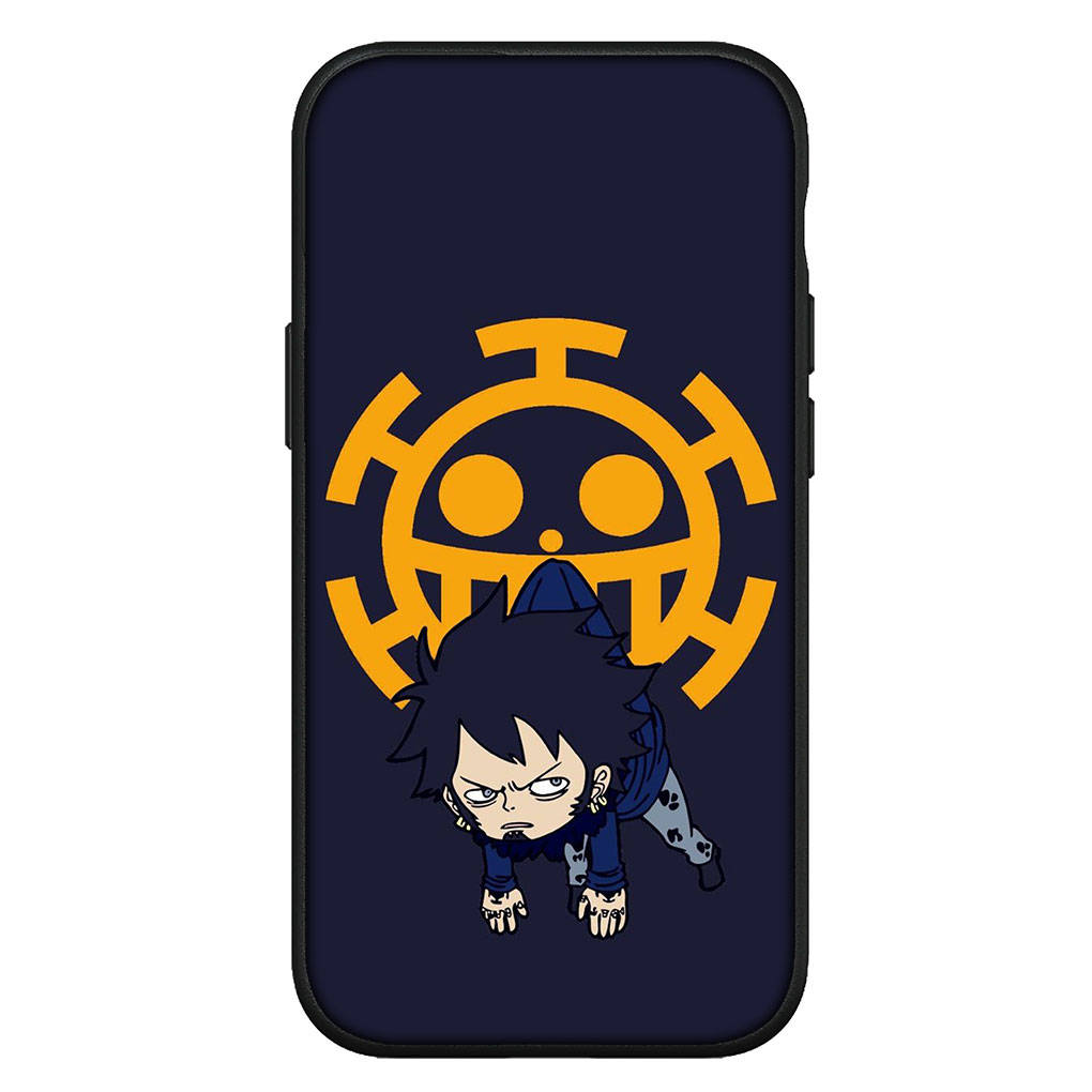 Чехол для iPhone 16 15 Xiaomi Redmi Note 14 13 12 11 Pro Max X 8 9 16e Samsung Galaxy S25 S24 S23 Moto OPPO Huawei Trafalgar Law One Piece Phone Case