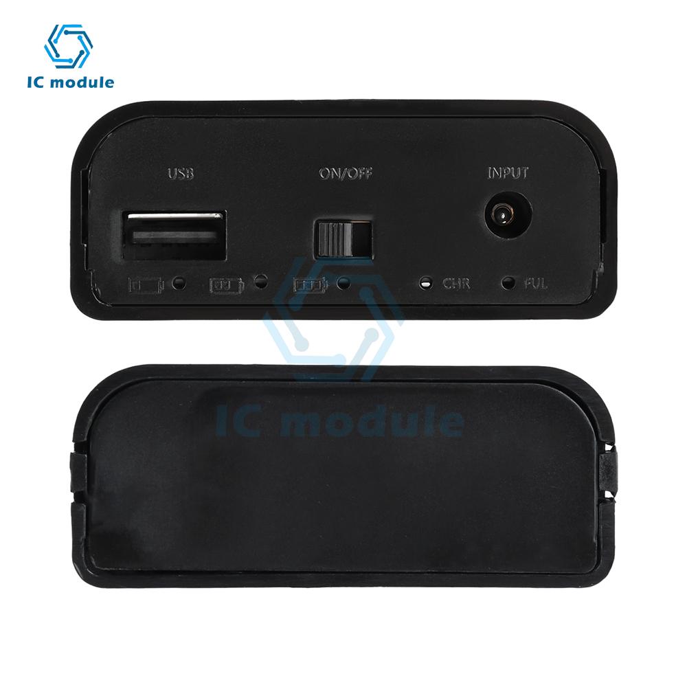 DC 5V 12V Двойной выход 3x батареи 18650 Без пайки Последовательный DIY корпус для батарей с переключателем для мобильного телефона WiFi-роутера светодиодного освещения