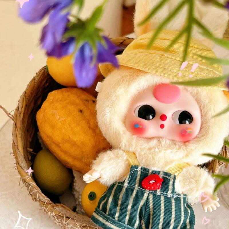 Оригинальный Baby Three Macaron Милая Серия Кроликов Сюрприз-Бокс Милая Модная Игрушка Фигурки Настольное Украшение Подвеска для Сумки Подарок Для Девочки
